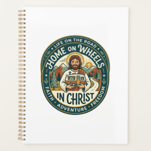 Jesus RV Camper Life Vintage Shirt Christian Graph Planner