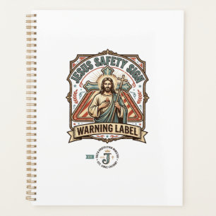 Jesus Safety Sign Warning Label Jesus Safety Sign Planner
