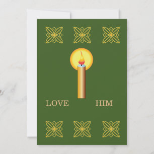 Jesus said, I have come into the world as light, 2 Holiday Card