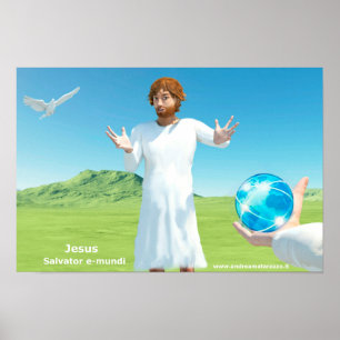 Jesus Salavator e - mundi   Poster