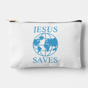 Jesus Saves 90's Graphic Accessory Pouch
