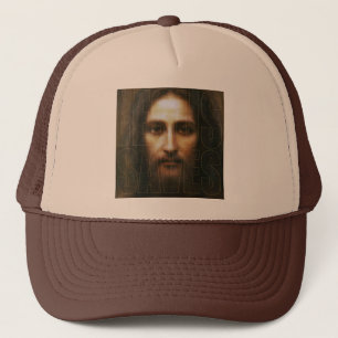 JESUS SAVES AWESOME GEAR BY EKLEKTIX TRUCKER HAT