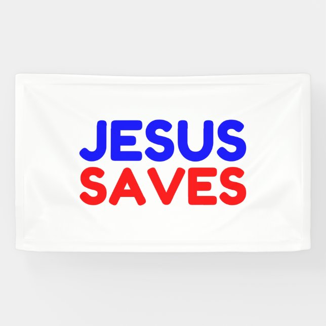 JESUS SAVES BANNER (Horizontal)