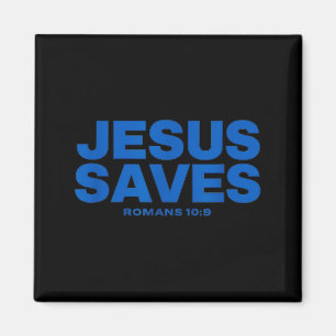 Jesus Saves Bible Verse Romans 10 9 Statement Magnet