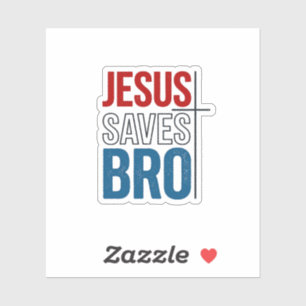 Jesus Saves Bro Christian Typography T-Shirt Desig