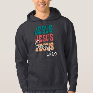 JESUS SAVES BRO VINTAGE HOODIE