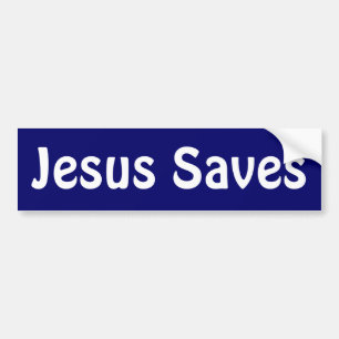 Jesus Saves Bumper Sticker