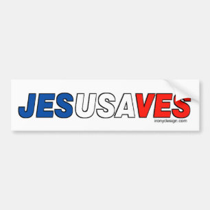 Jesus Saves Bumper Sticker