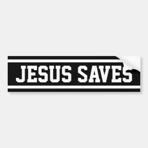 Jesus Saves Bumper Sticker
