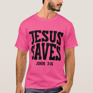 Jesus Saves Christian Gospel Witnessing Design T-Shirt