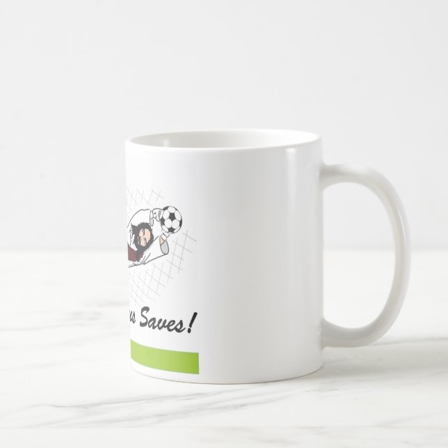 JESUS SAVES! COFFEE MUG (Right)