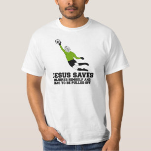 Jesus saves football T-Shirt