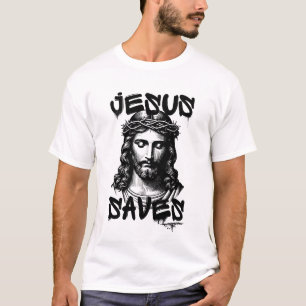 Jesus Saves graffiti style T-Shirt
