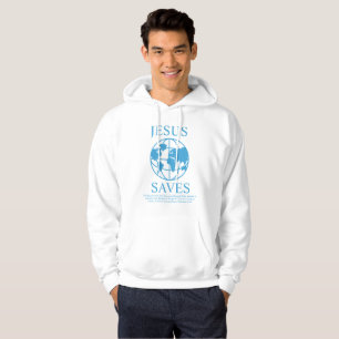 Jesus Saves Graphic Hoodie