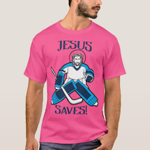 Jesus Saves Hockey T-Shirt