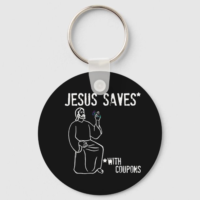 Jesus Saves Key Ring (Front)