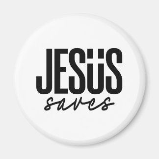 JESUS SAVES MAGNET
