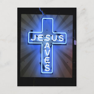 Jesus Saves Postcard