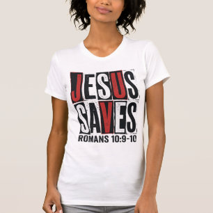 Jesus Saves Romans 10_9 Christian Vintage Shirt De