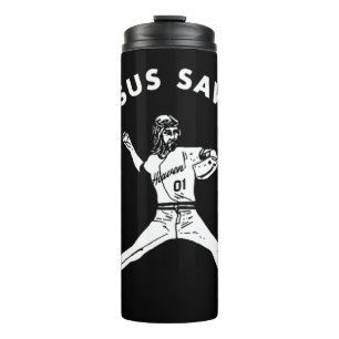 Jesus Saves Shirt Religious Christian Faith Baseba Thermal Tumbler
