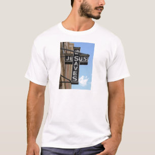 Jesus Saves Sign T-Shirt