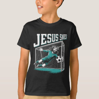 Jesus Saves Soccer Goalie Goalkeeper T-Shirt
