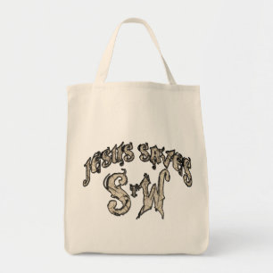 Jesus Saves Spread the Word Tote Bag