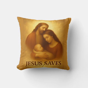 Jesus Saves unique christian gifts Christian Cushion