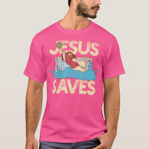 Jesus Saves Water Polo Goalie Faith Christian Wate