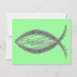 Jesus Saviour Fish Symbol