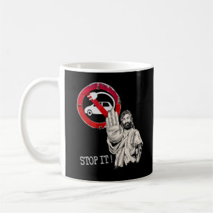 Jesus says no to Electric Cars Coffee Mug