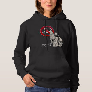 Jesus says no to Electric Cars Hoodie