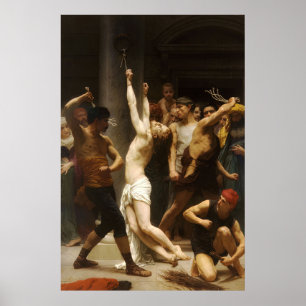 Jesus Scourging at the Pillar Passion of Christ B Poster