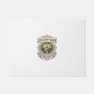 Jesus Scout Badge Merit Badge Jesus Scout Badge Me Doormat