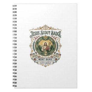 Jesus Scout Badge Merit Badge Jesus Scout Badge Me Notebook