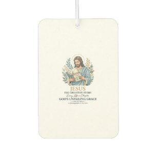 Jesus Scrapbooking Memory Keeping Mum Vintage Shir Car Air Freshener