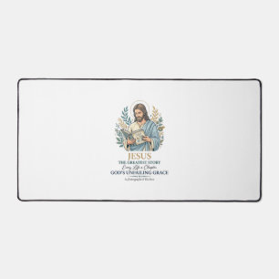 Jesus Scrapbooking Memory Keeping Mum Vintage Shir Desk Mat