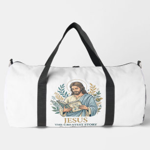 Jesus Scrapbooking Memory Keeping Mum Vintage Shir Duffle Bag