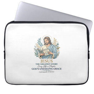 Jesus Scrapbooking Memory Keeping Mum Vintage Shir Laptop Sleeve