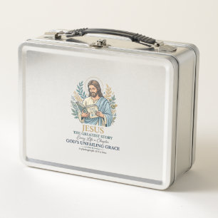 Jesus Scrapbooking Memory Keeping Mum Vintage Shir Metal Lunch Box