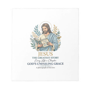 Jesus Scrapbooking Memory Keeping Mum Vintage Shir Notepad