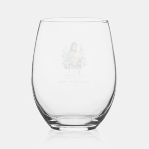Jesus Scrapbooking Memory Keeping Mum Vintage Shir Stemless Wine Glass