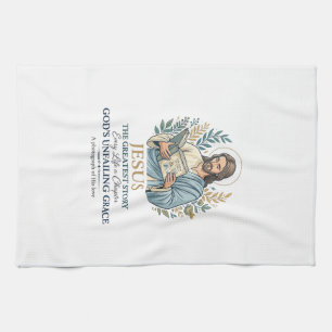 Jesus Scrapbooking Memory Keeping Mum Vintage Shir Tea Towel