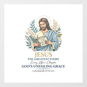 Jesus Scrapbooking Memory Keeping Mum Vintage Shir Window Cling