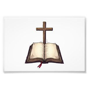 Jesus Scripture Vintage Engraving Faith Shirt (1) Photo Print