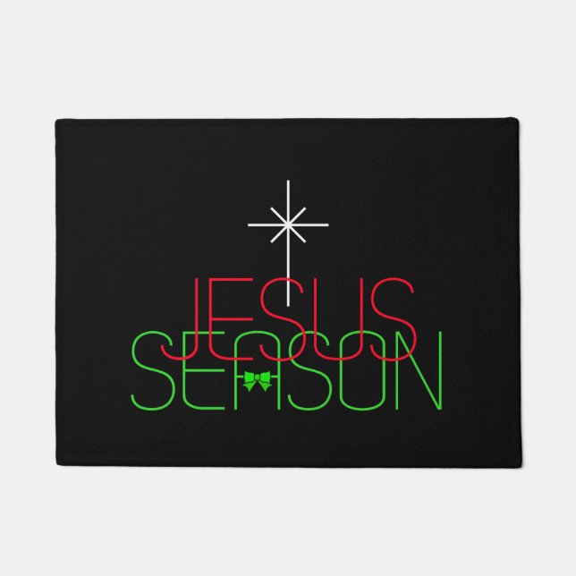 Jesus Season Doormat (Front)