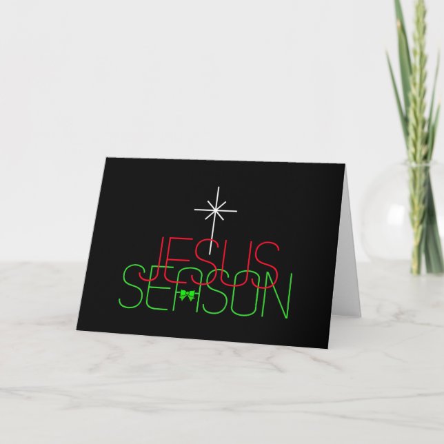 Jesus Season Holiday Card (Front)
