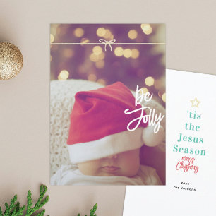 Jesus Season Photo Christmas Card