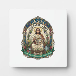 Jesus Seed Packet Label Jesus Seed Packet Christia Plaque