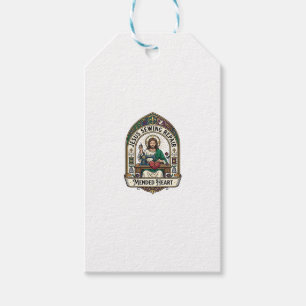 Jesus Sewing Repair Mended Heart Jesus Sewing Repa Gift Tags